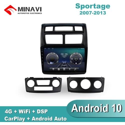 9'' IPS Android 9.0 Car Radio Multimedia KIA Sportage 2007/2011/2012/2010/2013 GPS Navigation Navi Player Auto Stereo 2din WIFI