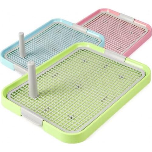 2021 New Portable Pet Toilet Tray Bottom Nonslip Puppy Training Pad Detachable Easy to Clean Dog Potty Pet Supplies