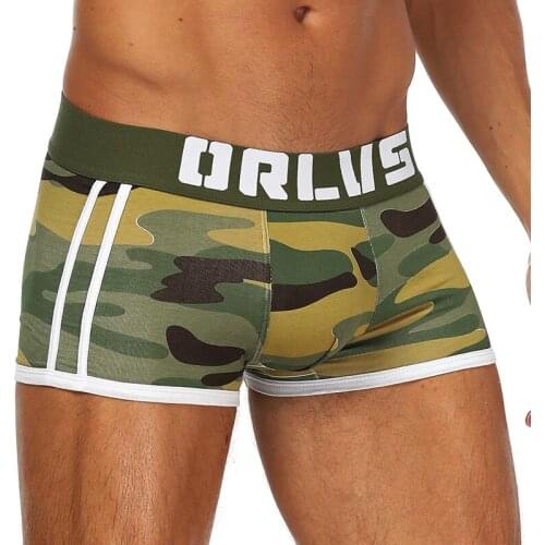 ORLVS Brand 50PC/LOT Wholesale Men Underwear Sexy Boxers Mesh Quick Dry Male Panties Breathable Men Boxers Sleepwear Cotton