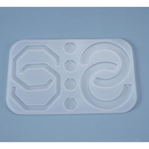 Transparent Silicone Mould DIY Irregular earring pendant Mold epoxy resin molds for jewelry