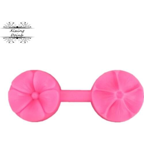 Xixing Flower Silicone Mold Sugarcraft Embossed Fondant Cake Decorating Tools Clay Candy Jelly Chocolate Gumpaste Molds