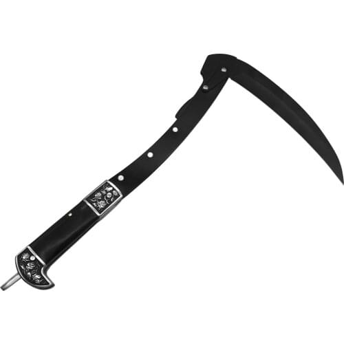 Folding Sickle Stainless Steel Grass Lawn Gardening Farming Portable Safety Sickle Garden tool with nylon bag