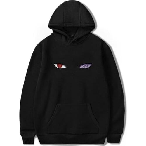 Cosplay Sasuke anime Hoodies Eyes Printed men/womens Hoodie Kakashi boy/girls Sweatshirt Harajuku Streetwear Anime clothing