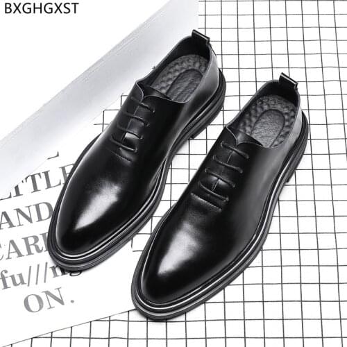 Italian Oxford Shoes for Men Fashion Elegant Shoes for Men Office 2021 Dress Shoes Mens Fashion Chaussure Homme Zapatos Hombre
