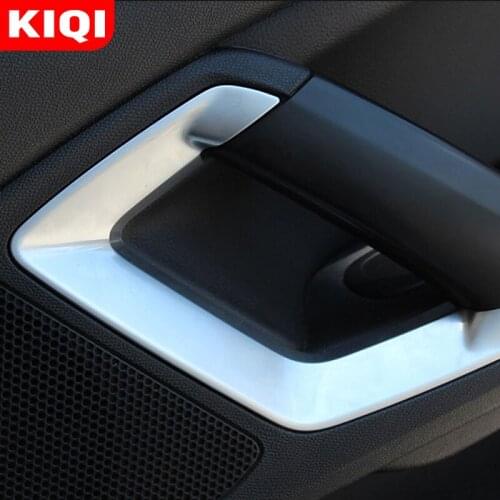 Inner Door Armrest Sequins Inner Armrest Decorative Frame Car Styling for Peugeot 308 308s 408 4008 Car Accessories