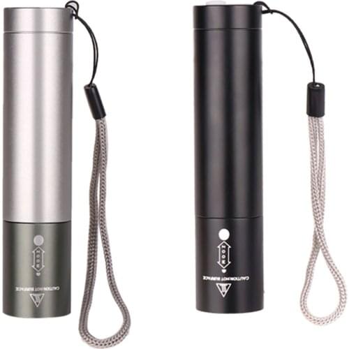 Built in battery Led T6 Zoom Focus Mini led Flashlight Torch Lamp Lantern 2000 Lumen Adjustable Penlight Waterproof T6 light