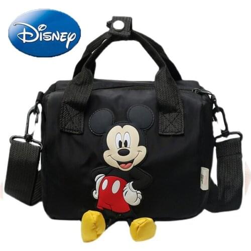 Disney Mickey Mouse Woman Shoulder Shopping Bag Lady Cartoon Minnie Cute Handbag Crossbody Clutch Large Capacity Torage Bags