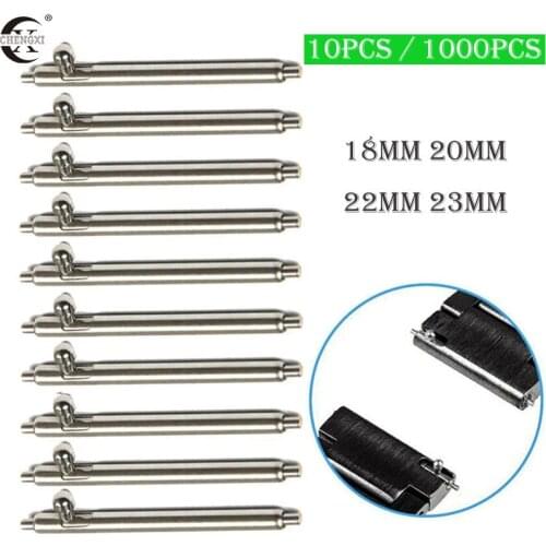 10PCS/1000PCS 1.5mm/1.8mm Diameter Watch Pin Pepair Tools & Kits Quick Release Watch Strap Spring Bars Pins 18MM 20MM 22MM 23MM