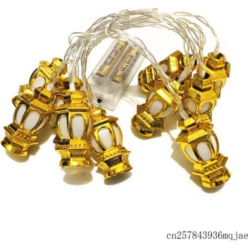 10pcs 20 LED Palace Lantern Shaped String Lights New Year Holiday 3M Fariy Christmas Decortive Lamp