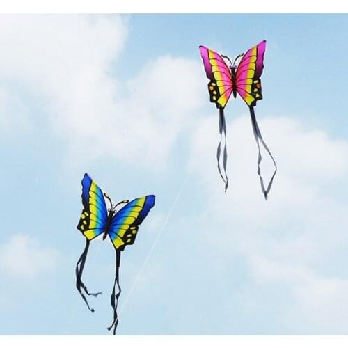 35 Inch Butterfly Kite Outdoor Toy Sport Gift for Kids Children With String Tail