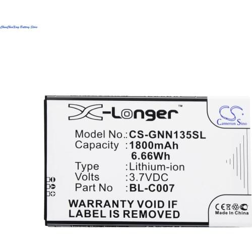 Cameron Sino 1800mAh Battery BL-C007 for Fly IQ230,for GIONEE C605,135,GN137,GN138,GN160T,GN858,for NGM Polaris, for Pioneer P2