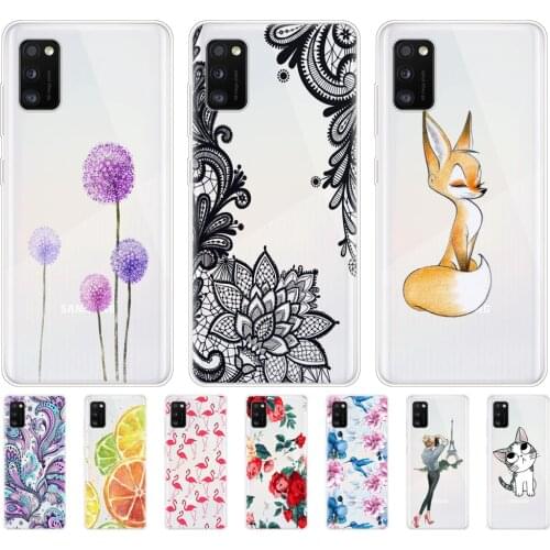 For Samsung Galaxy A41 Case 6.1" Soft Silicon Phone Cover For Samsung A41 GalaxyA41 A 41 A415 SM-A415fzwmser Bumper