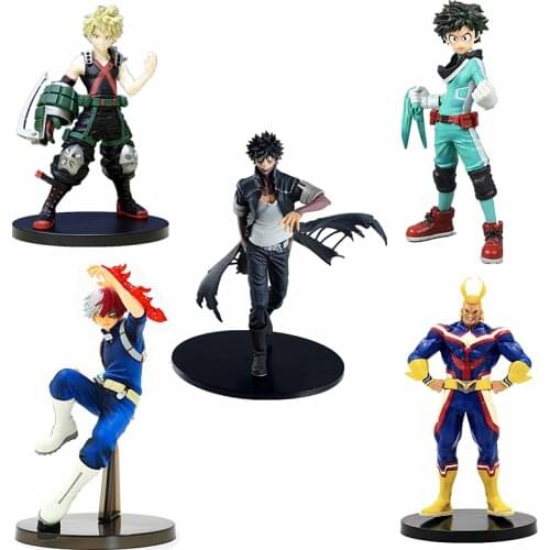 Anime My Hero Academia Figure Toy Vol1. Smack Midoriya Izuku Shouto Todoroki Katsuki Boku No Hero Academia Model Figurals Toy