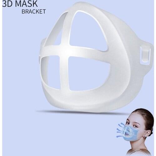 3D Mask Bracket Mask Support Mouth Breathing Assist Help Mask Inner Cushion Food Grade Silicone Mask Holder Breathable
