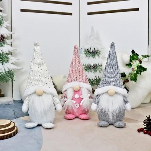 Gnome Elf Doll Christmas Home Decoration Accessories Home Christmas Tree Decoration Christmas Table Decoration Doll Navidad 2021