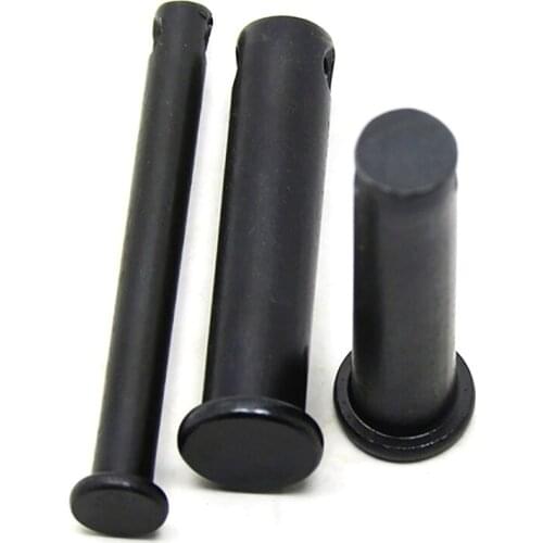 M16 pins axis Type T flat head with holes pin cylindrical positioning dowels black Insert dowel GB882 45mm-120mm length