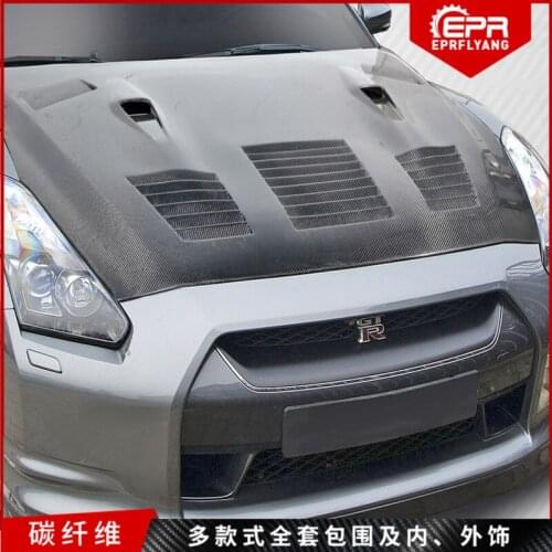 Suit For of Modification Gtr R35 and Gtc Carbon Fiber Engine Hood