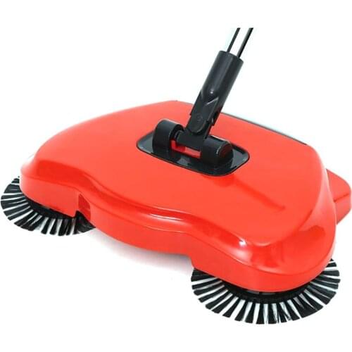 Sweeping Machine Magic Carpet Sweeper Push Type Spin Broom Mopping Machine Handle Household Cleaning Hand Push Sweeper