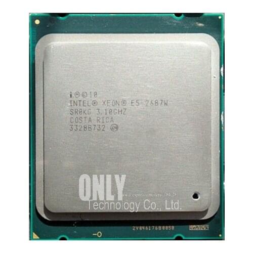 E5 2687W Original Intel Xeon E5-2687W E5 2687W 3.10GHz 8-Core 20M DDR3 1600MHz FCLGA2011 TPD 150W Processor