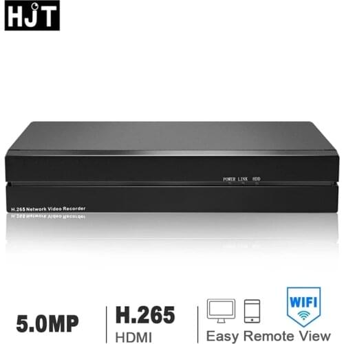 HJT 16CH/8CH CCTV WIFI NVR 5.0MP Network P2P Recorder Video Security Remote View Surveillance Onvif Easy to Install