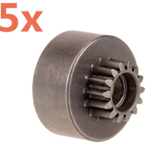 5 Pieces HSP RC Cars Spare Parts 11194 14T Clutch Bell Single Gear HSP Parts For 1/8 R/C Model Car 94763 Truck