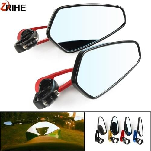 7/8" 22mm Universal Motorcycles Handle Bar End Rearview Mirrors For 390 125 200 1290 exc 450 250 300 125 1190 adventure