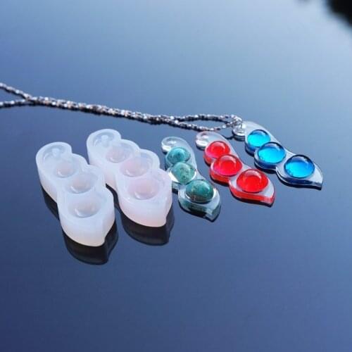 Free Shipping 1 Piece Silicone Resin Mold For Jewelry 6mm Thickness Pendant Molds Jewellery Tools