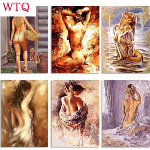 5D Diy Diamond Painting Cross Ctitch Kits Sexy Woman Painting Diamond Mosaic Embroidery Full Drill Art Home Decor