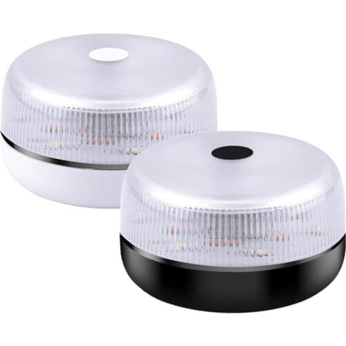 V16 Emergency Light Homologated Dgt Approved Car Flash Beacon Safety Lamp Rechargeable Magnetic Induction Strobe Accident Light