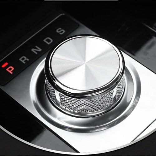 Beler Chrome Autobiography Style Rotary Gear Shift Selector Knob Upgrade Fit for Range Rover L405 2017 2018 2019