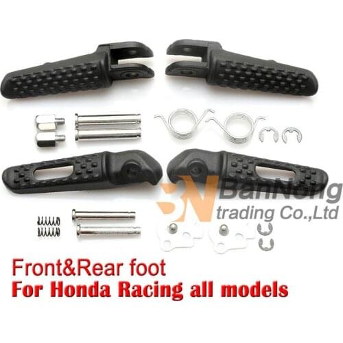 Free shipping motorcycle Front&Rear Footrests Foot pegs For Honda CBR600 F4 F4i F5 VFR800 CBR900 CBR925 954 CBR1000 VTR1000