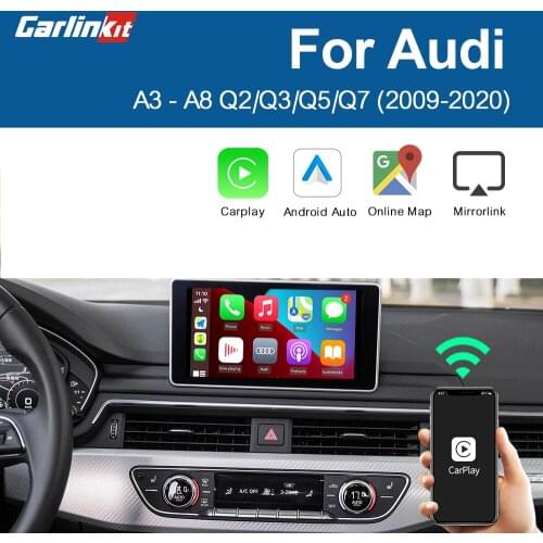 Carlinkit Decoder 2.0 CarPlay Wireless Android Auto for AUDI All Models A1 A3 A4 A5 A6 A7 A8 Q2 Q3 Q4 Q5 Q7 A4L Q5L Q2L 3G+ Kit