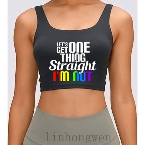 Let S Get One Thing Straight Im Not Women Tank Top Design Over Size S-XL Famous Spring Autumn New Style Formal Pictures