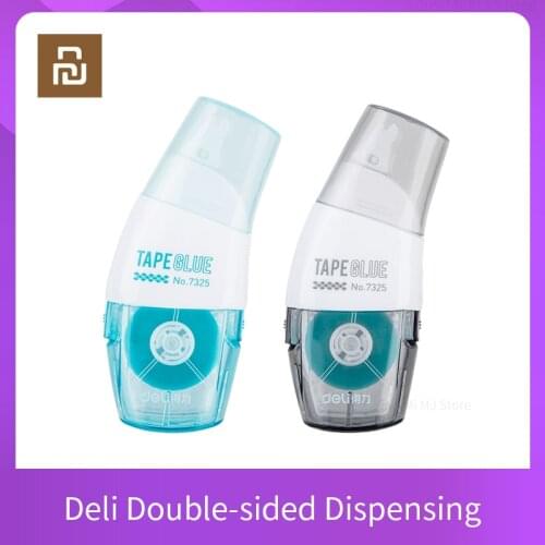 Xiaomi deli replaceable core double-sided adhesive, creative dispensing, convenient and quick to apply and erasable handmade tap