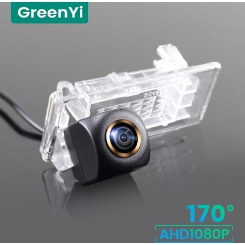 GreenYi 1080P HD 170° Car Rear View Camera For VW Passat Polo Sedan Bora Gran Santana Lavida Sagitar Skoda Reverse 4 pin AHD
