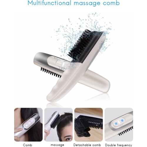 Infrared Ray Growth Laser Hair Comb Massage Equipment Hair Brush Massager Laser Anti Hair Loss Electric Vibration Hairbrush