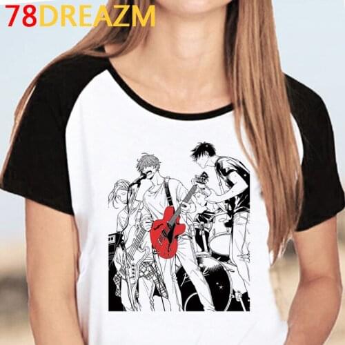 Kawaii Yaoi Bl Given Yaoi Given Anime T Shirt Women Funny Japanese Manga Music Fashion T-Shirt Harajuku Unisex Tops Tees Female