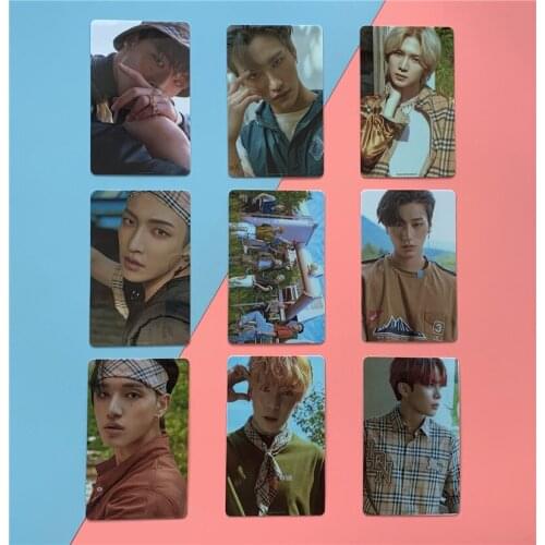 KPOP 5pcs/set ATEEZ New Album ZERO : FEVER Part.1 Photo Card LOMO Card Stickers Post Card Stickers MIN GI ATINY Collection b119