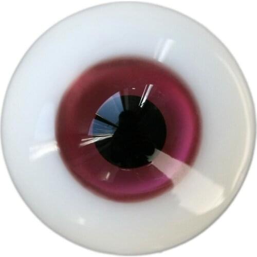 [wamami] 6mm 8mm 10mm 12mm 14mm 16mm 18mm 20mm 22mm 24mm Purple Glass Eyes Eyeball BJD Doll Dollfie Reborn Making Crafts