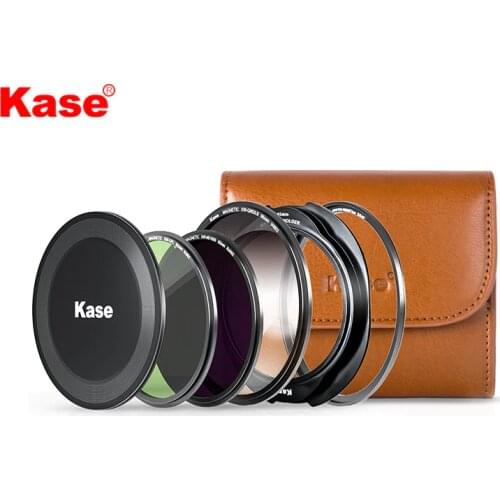 Kase Wolverine Magnetic Filter Master kit III ( CPL / GND / ND1000 / Circular Filter Holder / Lens Cap & Filter Bag )