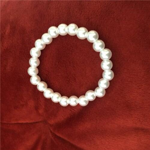 Cute Jewelry Best Friends Gift For girl Imitation Pearl Bracelet Women Geometric Charms Bracelet For Female