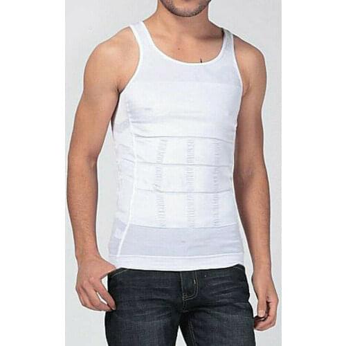 2020 Men Autumn Basic Slimming Body Shaper Tummy Shapewear Fat Burning Vest Modeling Underwear Corset Waist Trainer Muscle Tanks