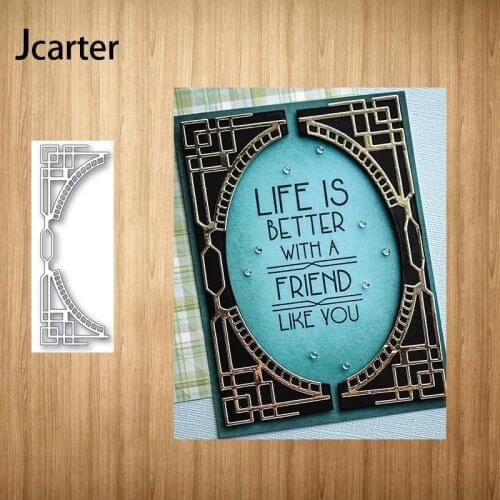 Cover Hollow Frame Metal Cutting Dies Shape for Scrapbooking Craft Die Cut Stencil Card Make Mould Sheet Decoration New Design