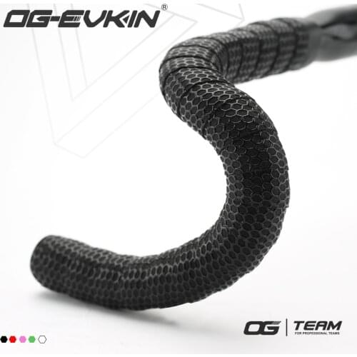 OG-EVKIN BT-002 Handlebar Tape Road Bar Tape Polyurethane/EVA Anti-Vibratio Cycling Bicycle Bike Accessories With 2 Bar Plug