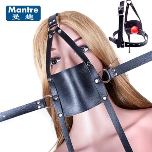 Oral Fixation Open Mouth Gag Head Bondage Ball Gag Flirting Adult Games Sex Toys for Couples