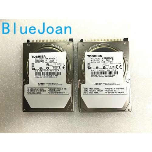 Original NEW Disk drive MK8050GAC MK8050GACE ZK01 DC+5V 1.3A 80GB For BMWW CIC RADIO Car HDD navigation systems