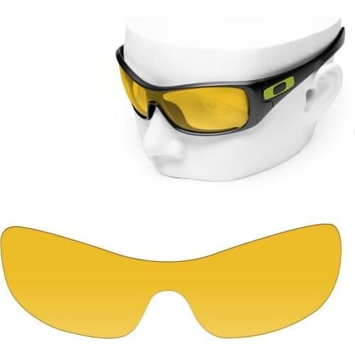OOWLIT Polarized Replacement Lenses of HD Yellow for-Oakley Antix Sunglasses
