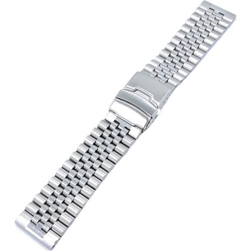 Mens Womens Business Causal Watch Strap Stainless Steel Watch Band Watchband