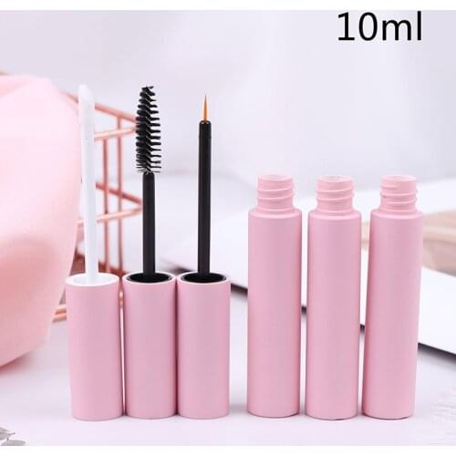 10ml Pink Lip Gloss tubes Empty Lip Balm Bottle Empty Eyeliner Mascara Cosmetic Container Packing Container 3 Styles