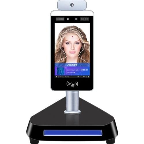 Public Access System Human Body Measurement Thermal Detection Face Recognition Camera With Temperature Sensor